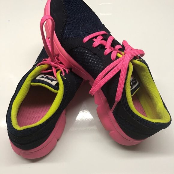 LNike Flex Experience RN 2 blue gray pink sneakers - Picture 6 of 8